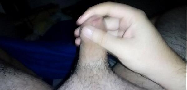  Playing with foreskin